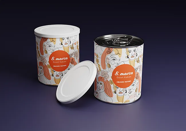 3d illustration of a cans