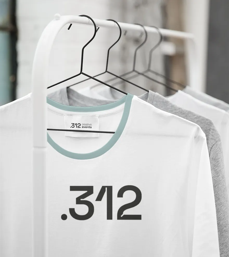 logo presented on tshirt mockup